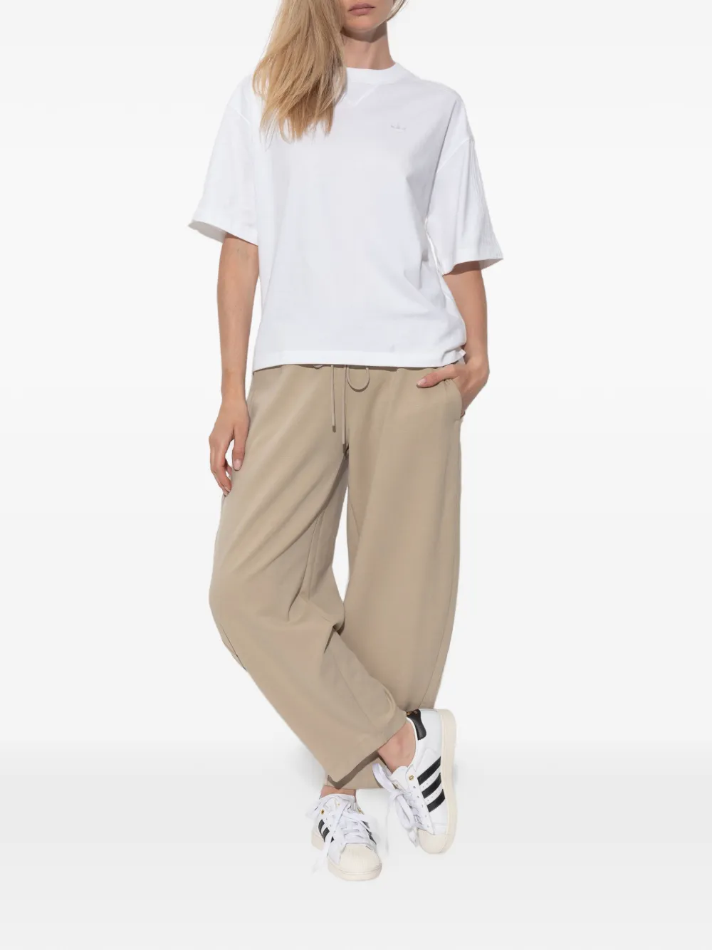 adidas Trainingsbroek met trekkoord Beige