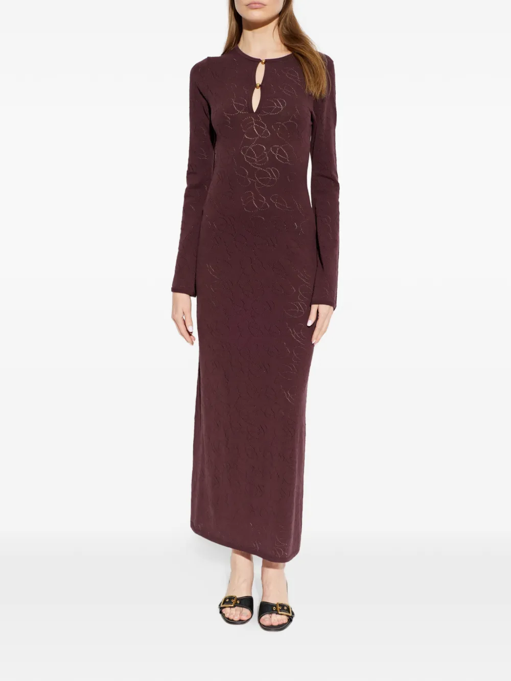 By Malene Birger Beatriz maxi-dress met uitgesneden detail Rood