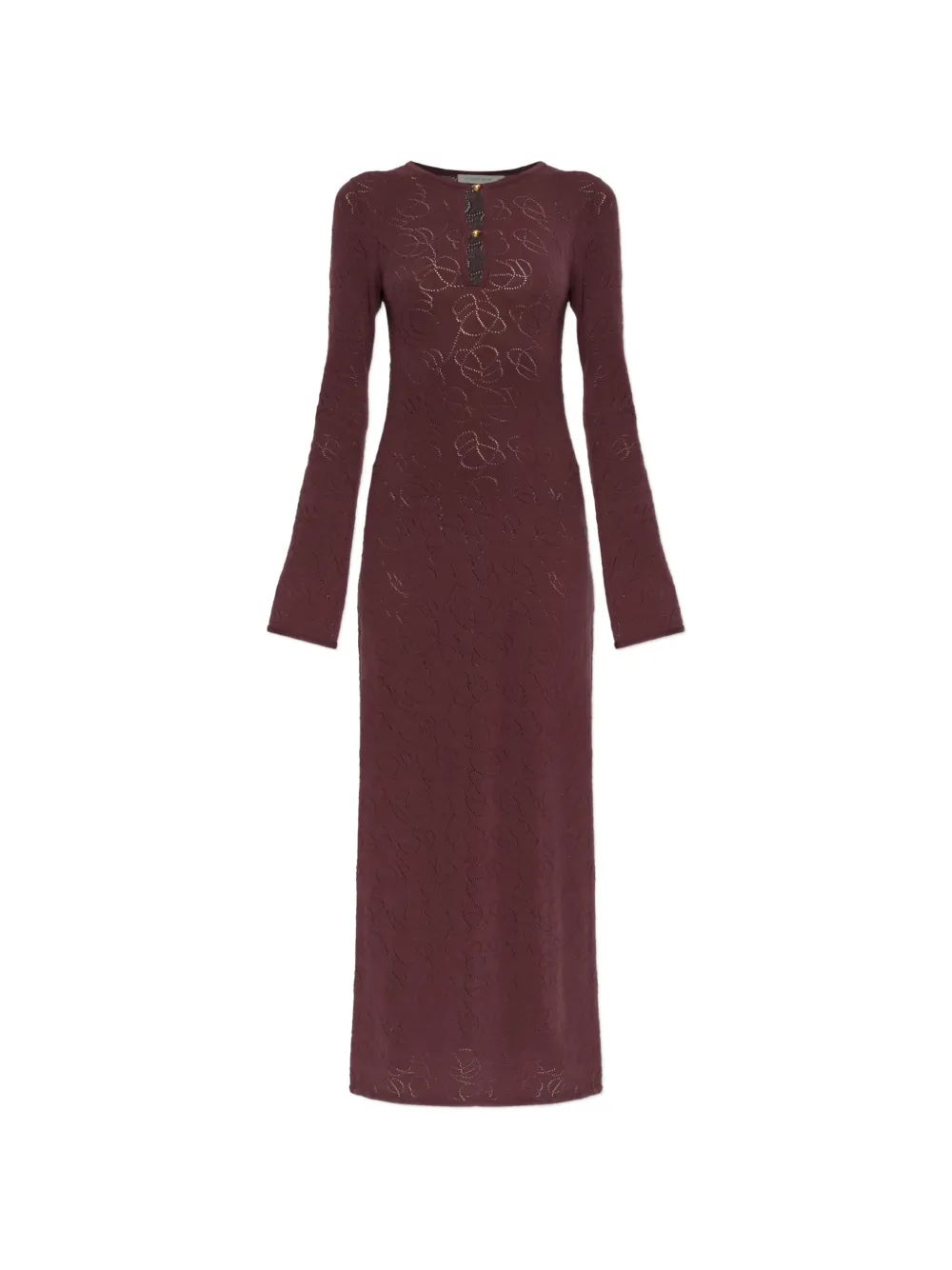 By Malene Birger Beatriz cut-out detail maxi dress - Rot