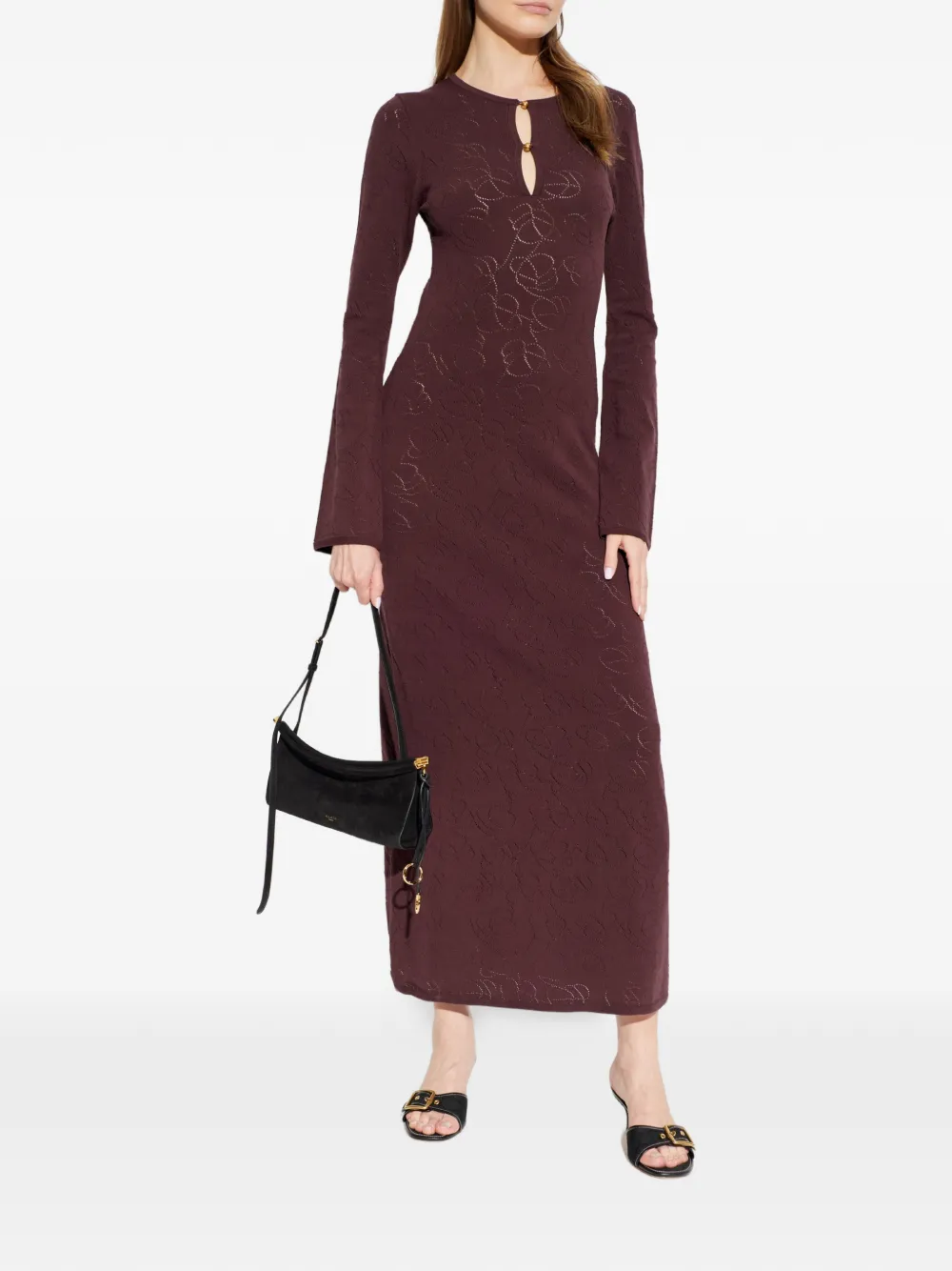 By Malene Birger Beatriz maxi-dress met uitgesneden detail Rood