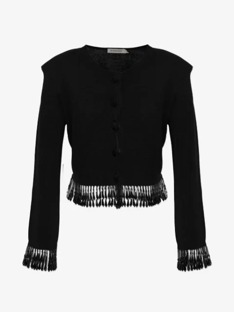 By Malene Birger beaded-fringe cardigan
