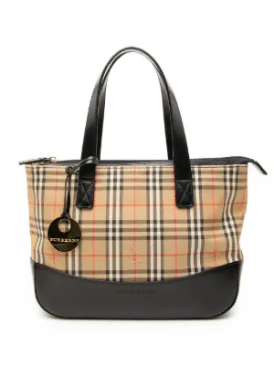Burberry Pre-Owned 2000-2017 Haymarket Check Canvas Dome  display picture 1