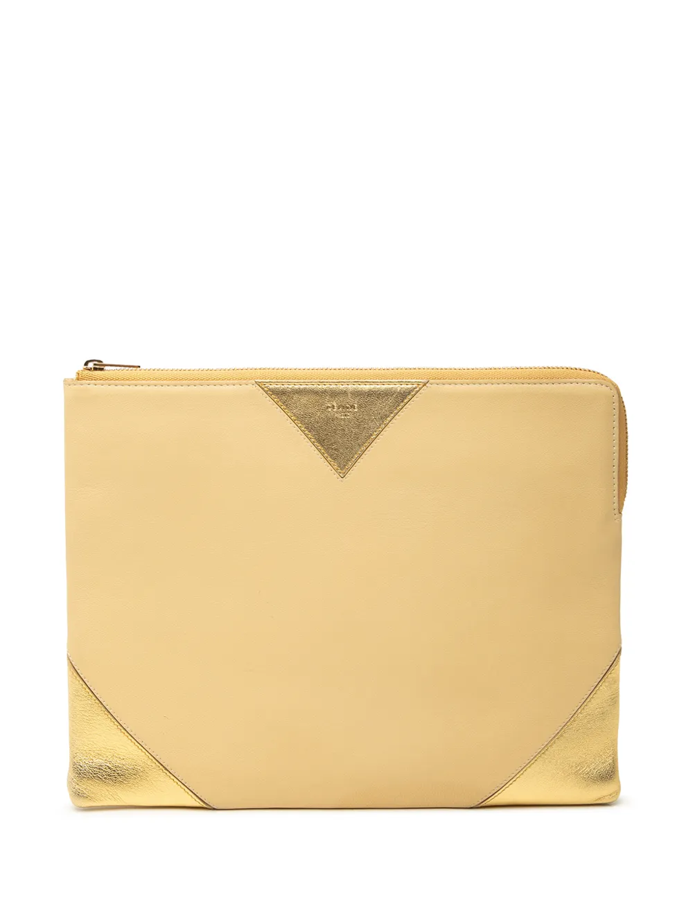 Celine Pre-Owned 2013 Bicolor Lambskin Coeur clutch bag - Toni neutri