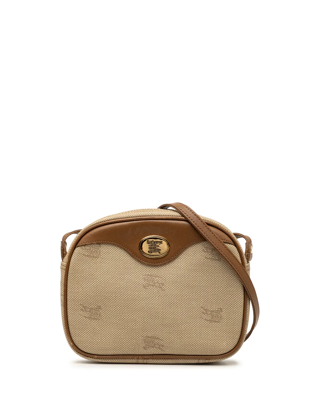 Burberry Pre-Owned 20th Century Coated Canvas Logo crossbody bag - Neutrals