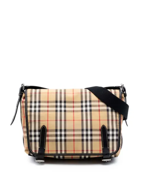Burberry Pre-Owned 2000-2017 House Check Canvas Messenger Bag crossbody bag