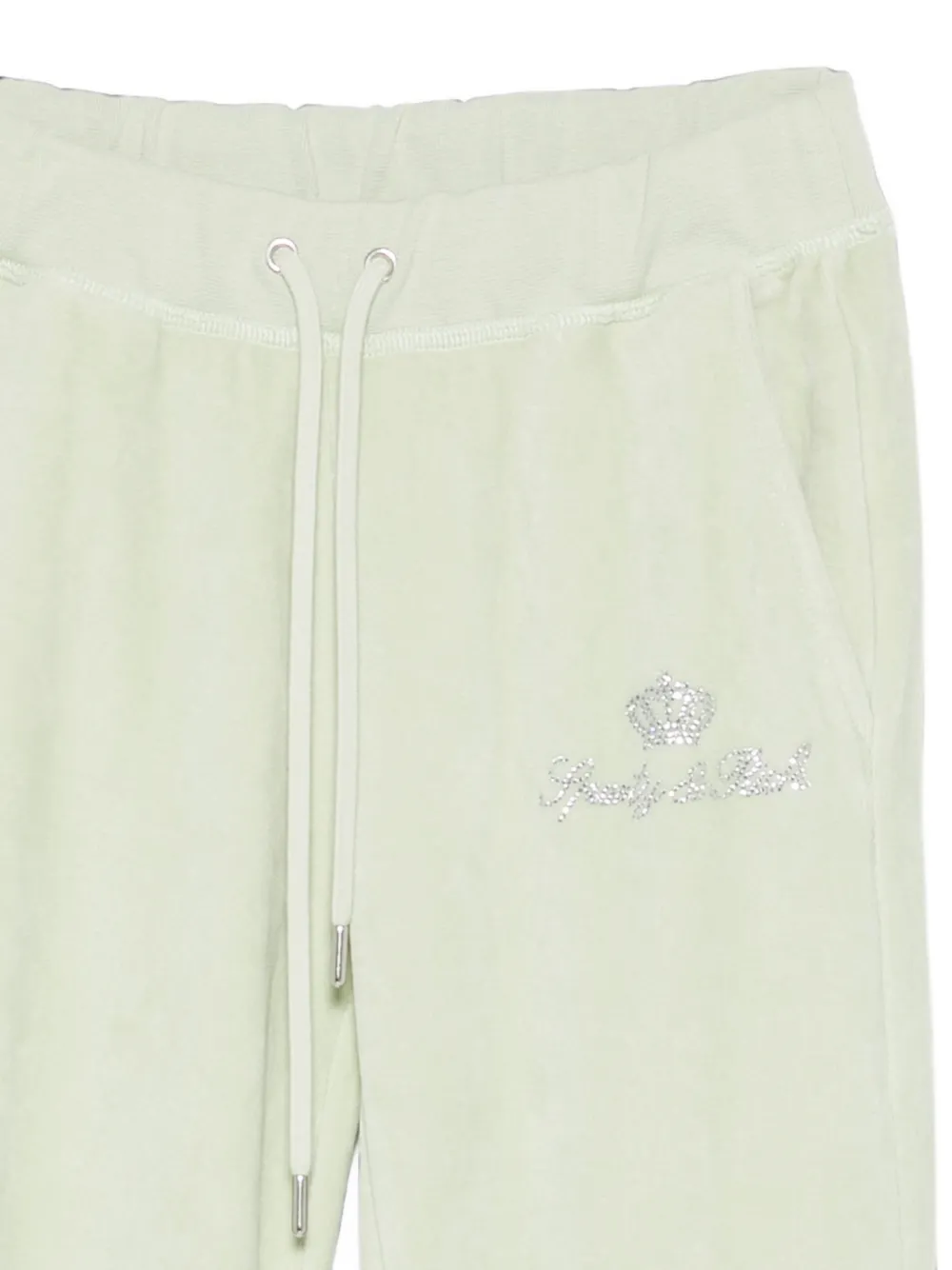 Sporty & Rich logo-embellished track pants Groen