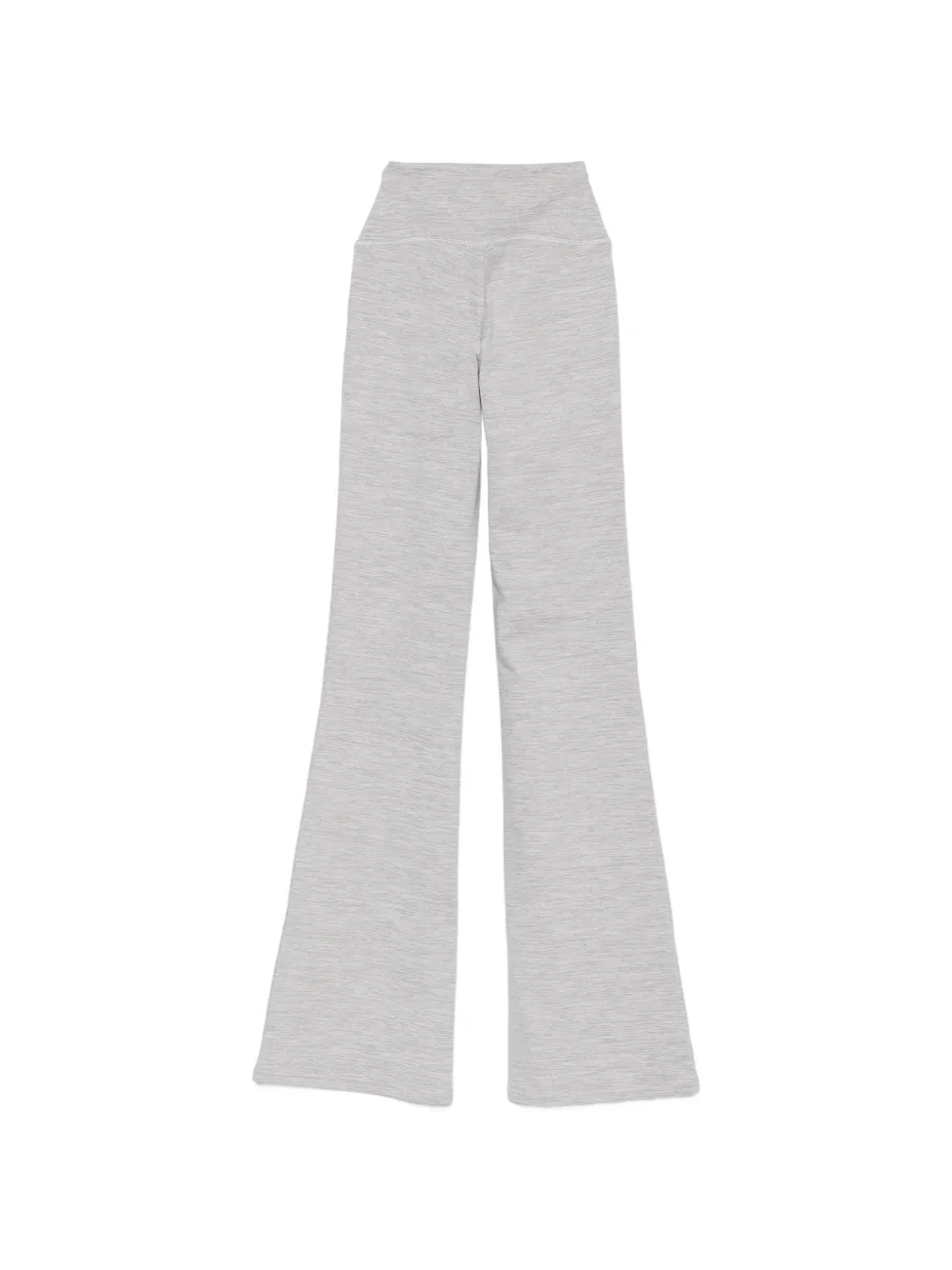 Sporty & Rich logo-print flared leggings Grijs