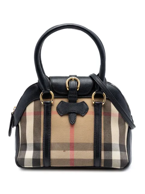 Burberry Pre-Owned 2000-2017 Small House Check Canvas Milverton satchel