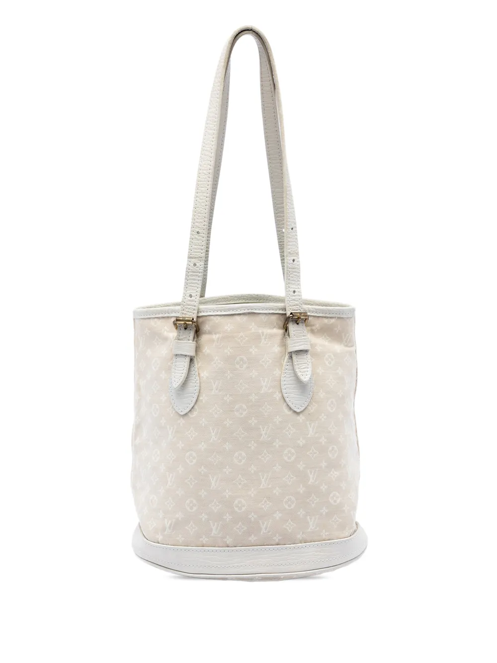 Louis Vuitton Pre-Owned 2006 Monogram Mini Lin Bucket PM shoulder bag - Nude