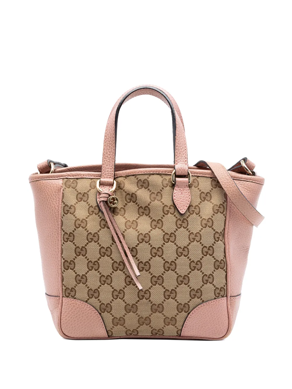 Gucci Pre-Owned 2016-2026 Small GG Canvas Bree satchel - Toni neutri