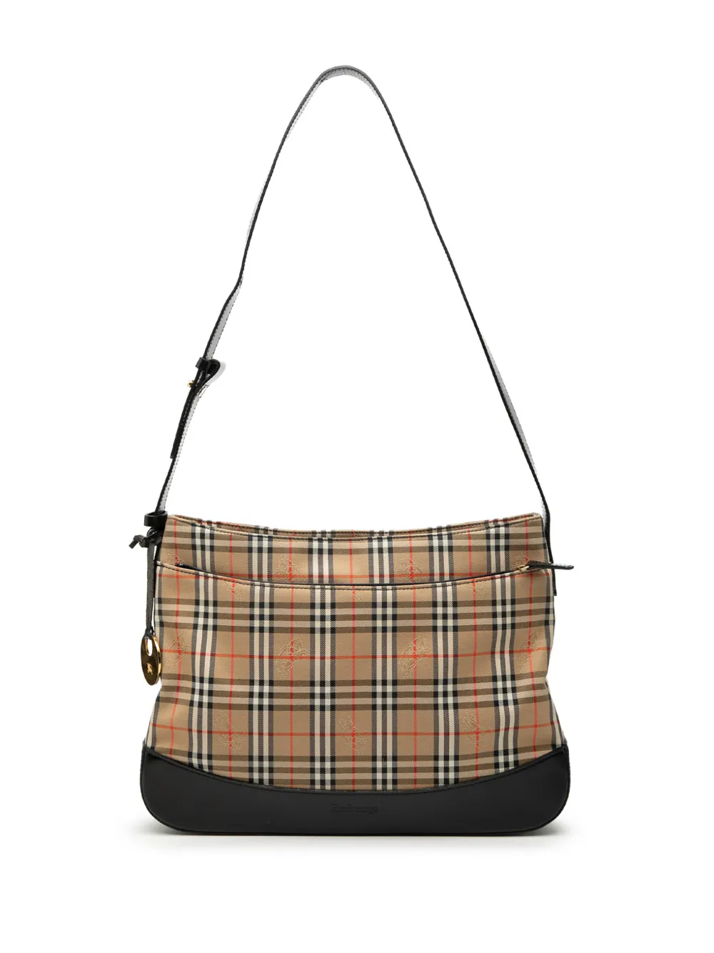 Burberry Pre-Owned 2000-2017 Haymarket Check Canvas shoulder bag - Toni neutri