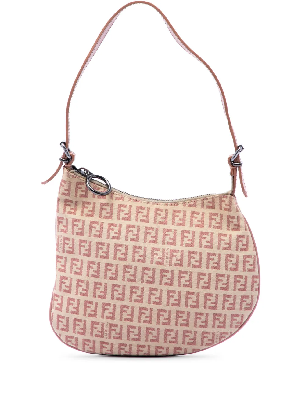 Fendi Pre-Owned 2000-2010 Zucchino Canvas Oyster shoulder bag - Toni neutri