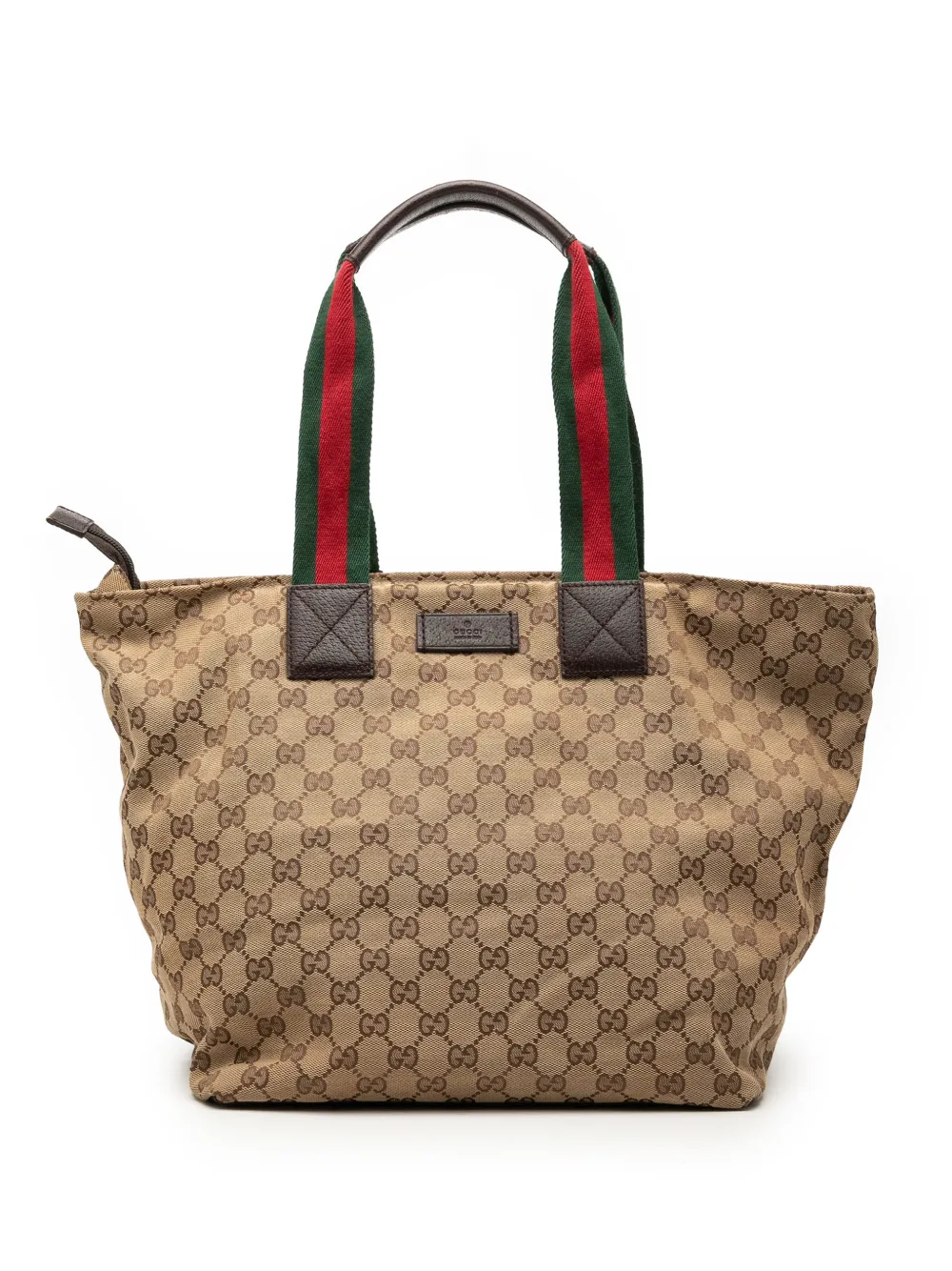 Gucci Pre-Owned 2000-2015 GG Canvas Web tote bag - Neutrals