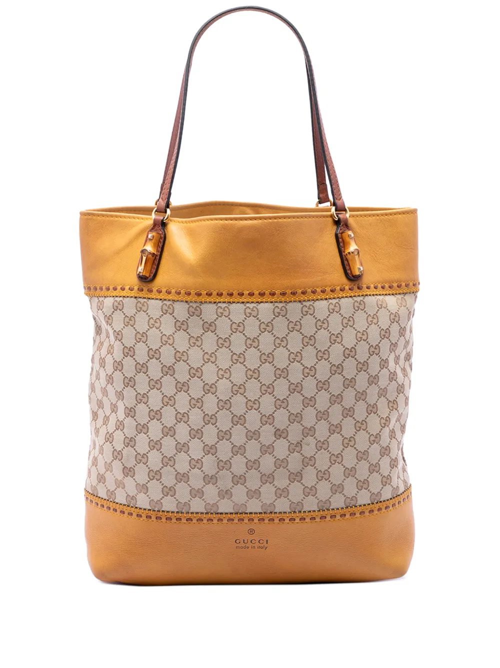 Gucci Pre-Owned 2016-2026 Large GG Canvas Laidback Crafty tote bag - Neutrals