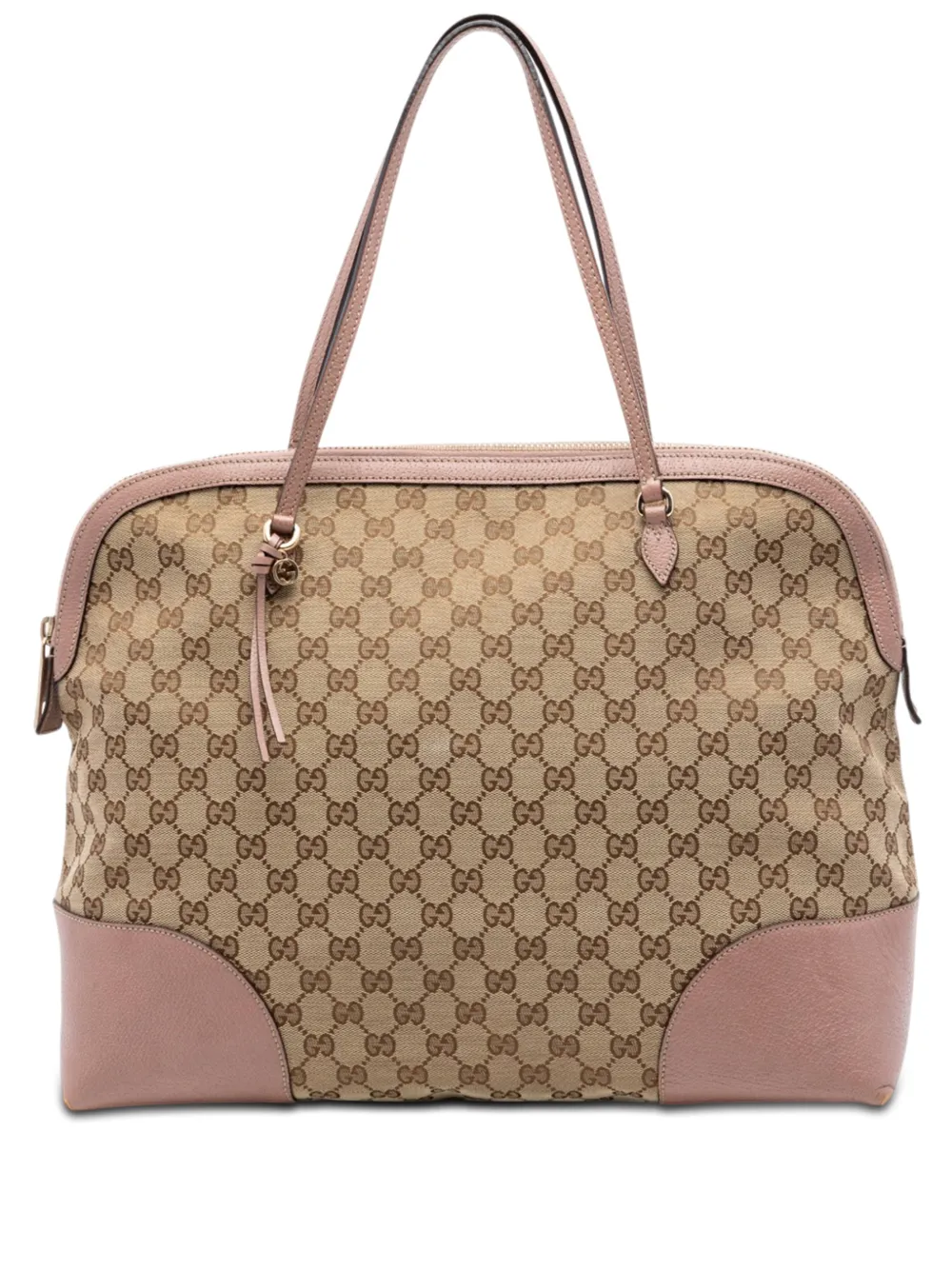 Gucci Pre-Owned 2016-2026 Large GG Canvas Bree Dome tote bag - Neutrals
