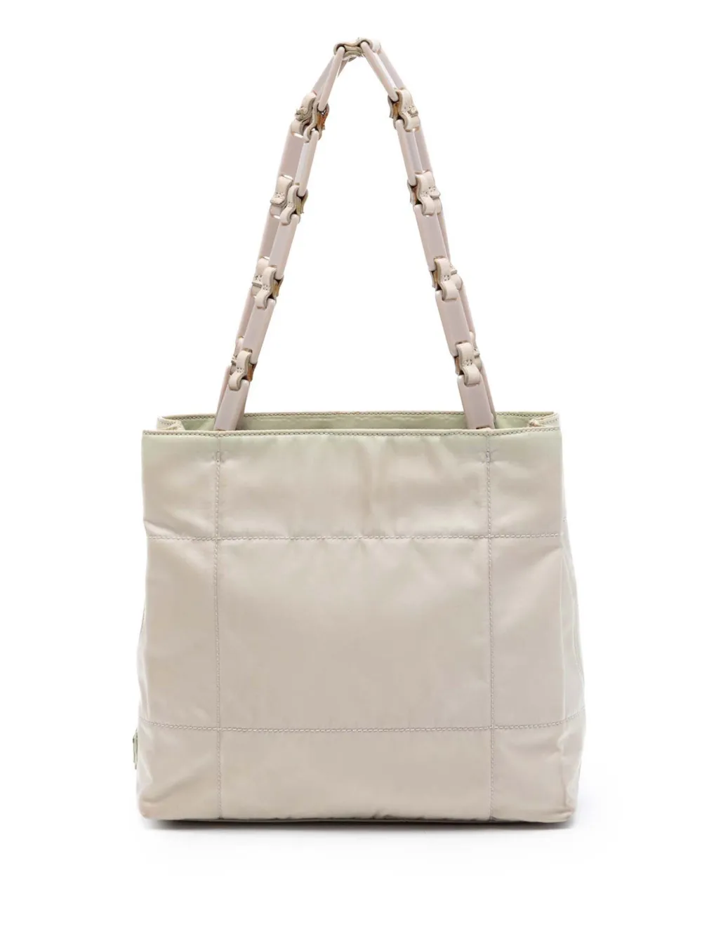 Prada Pre-Owned 2000-2013 Tessuto Chain shoulder bag - Toni neutri