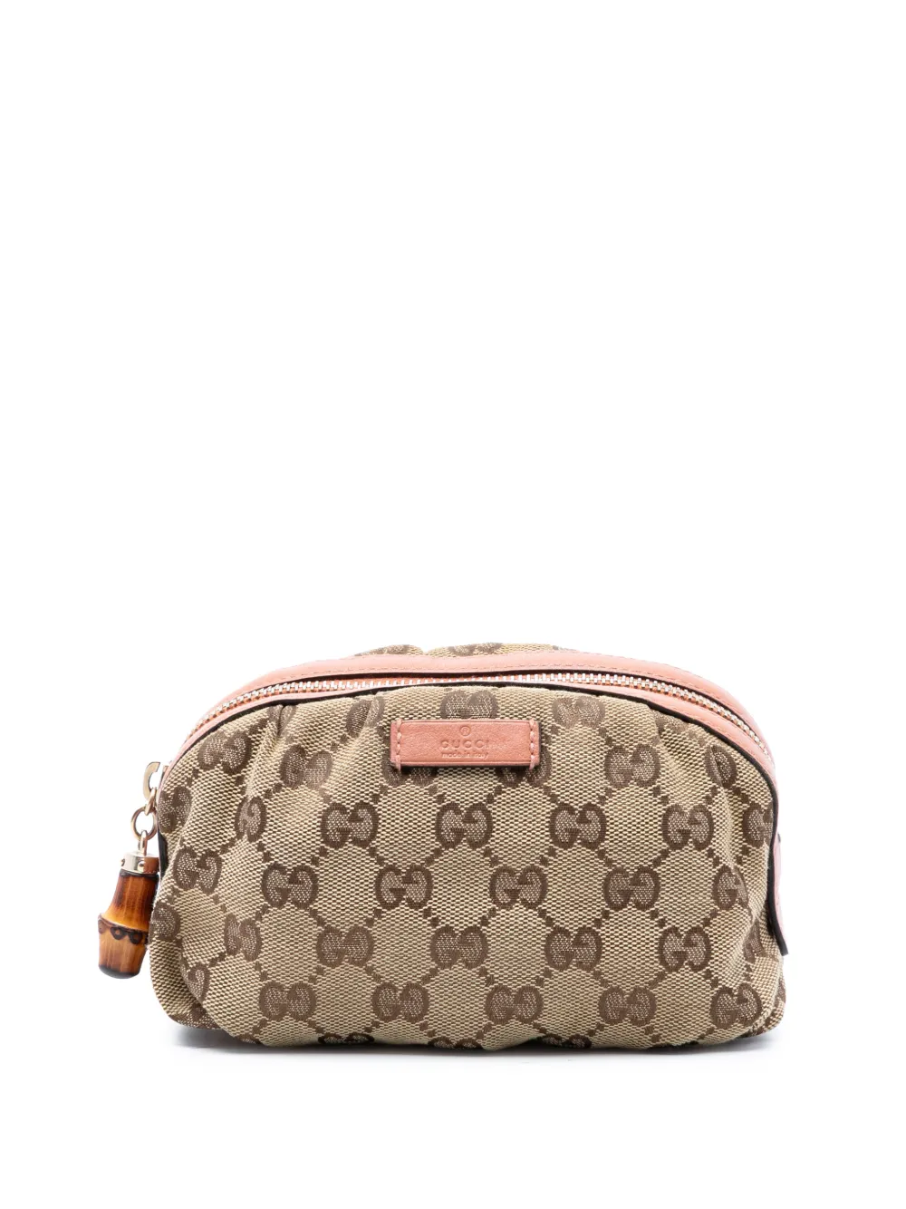 GUCCI GGキャンバス フラップクラッチバッグ 楽天ポイント還元】Gucci Pre-Owned 2000-2015 GGキャンバス バンブー