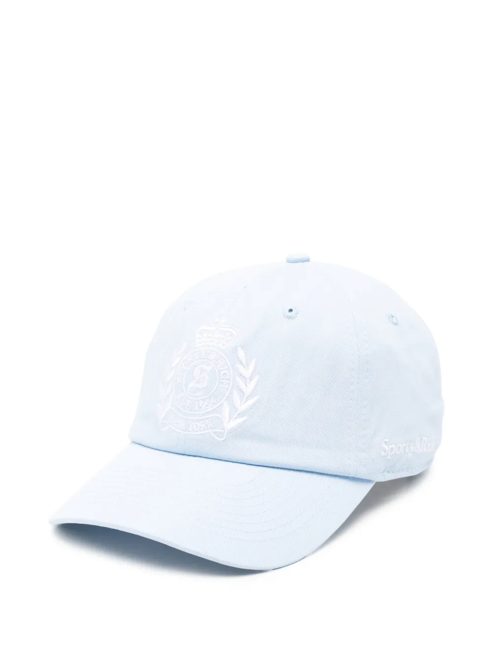 Sporty & Rich Cappello da baseball con logo - Blu