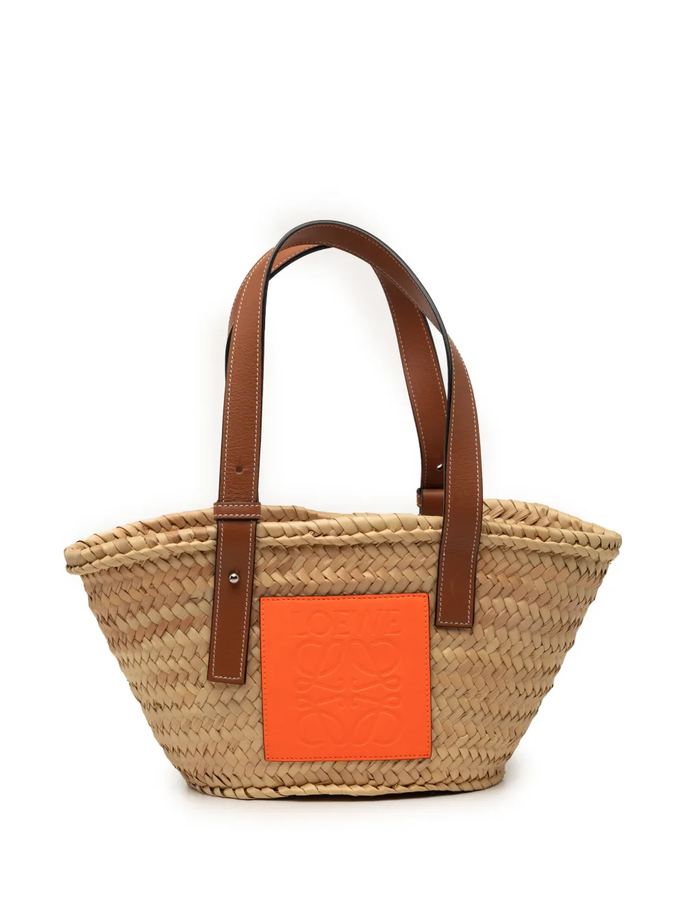 Loewe Pre-Owned 2020 Small Raffia Basket tote bag - Toni neutri