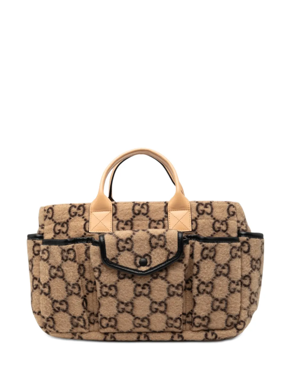 Gucci Pre-Owned 2000-2015 GG Wool Childrens Pocket handbag - Toni neutri