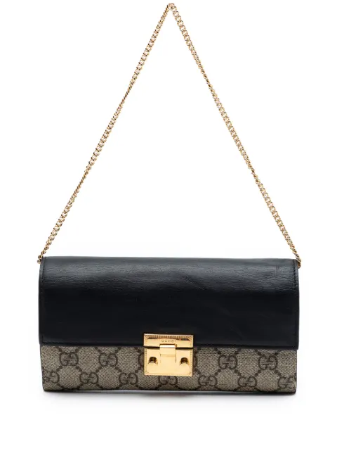 Gucci Pre-Owned bolsa de hombro GG Supreme Padlock Wallet On Chain 2016-2026