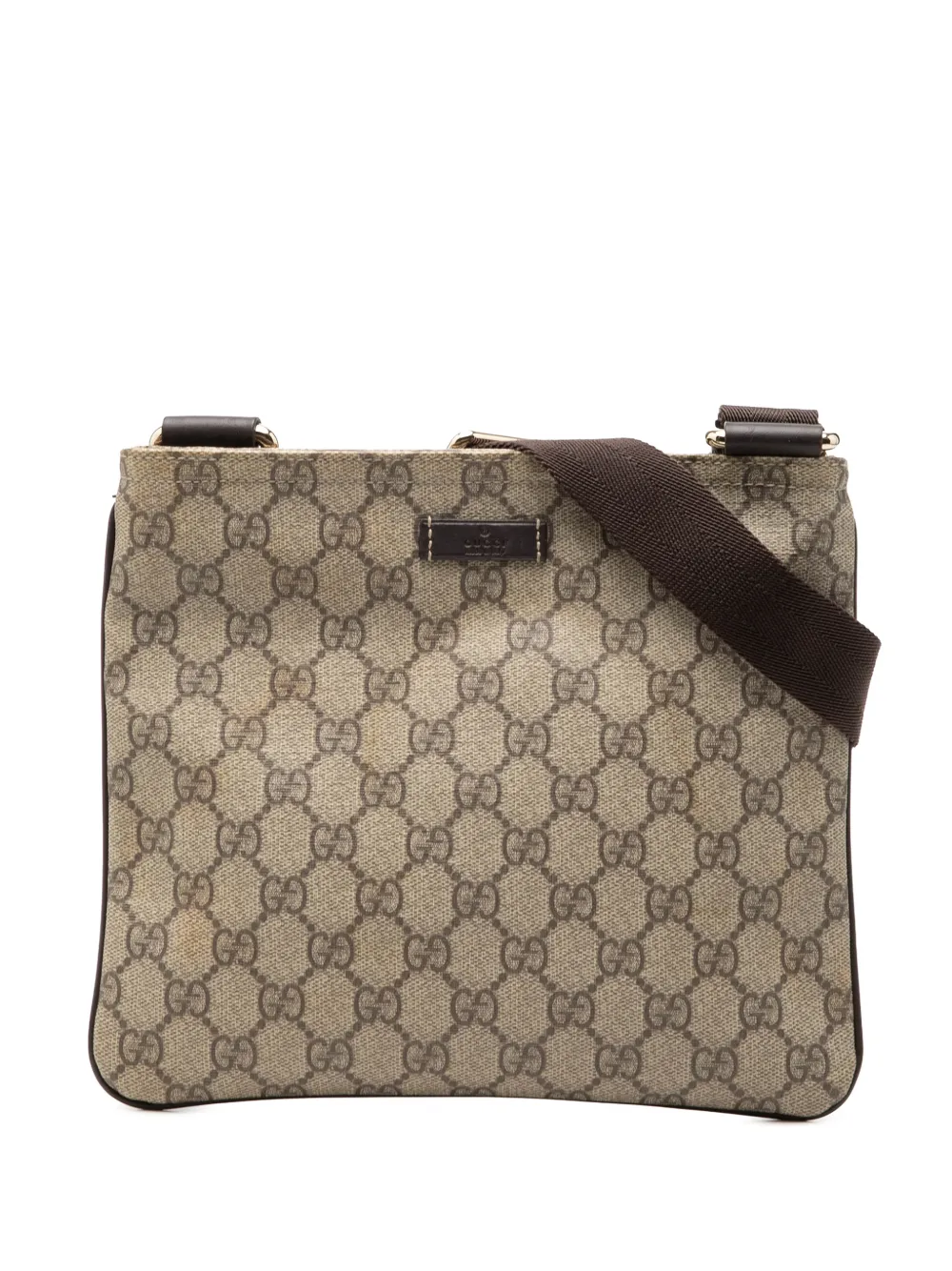 Gucci Pre-Owned 2000-2015 GG Supreme crossbody bag - Toni neutri