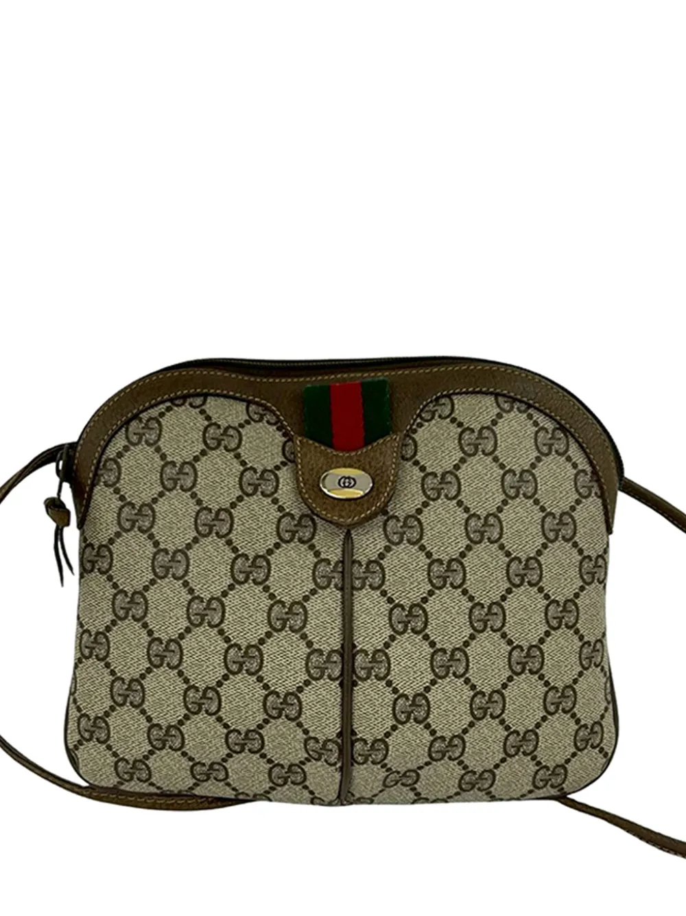Gucci Pre-Owned 20th Century GG Supreme Web crossbody bag - Neutrals
