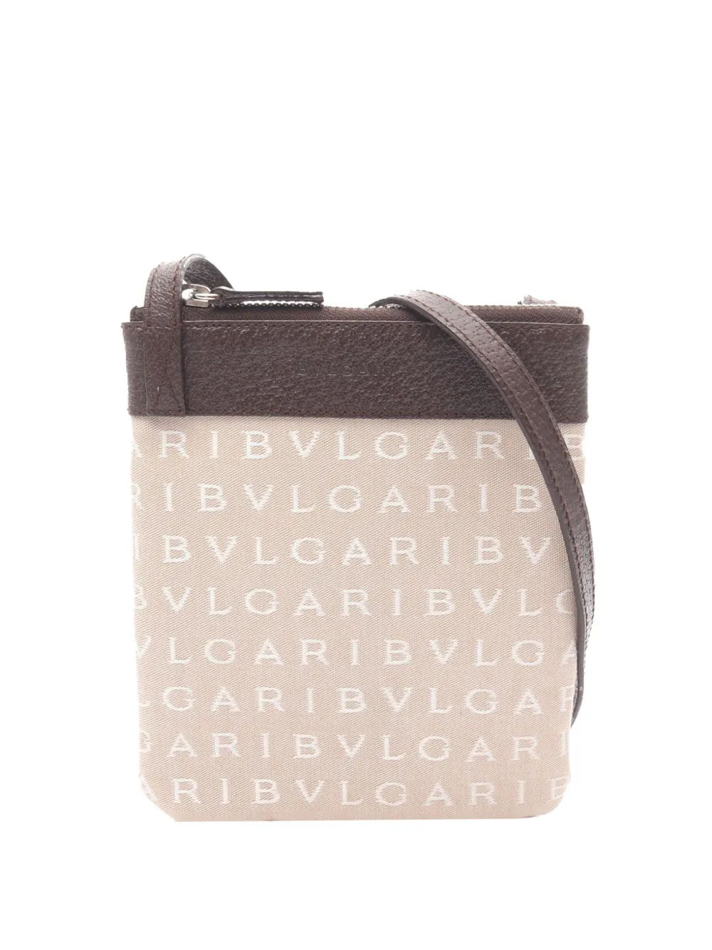 Bvlgari Pre-Owned 2010-2026 Logomania Canvas crossbody bag - Toni neutri