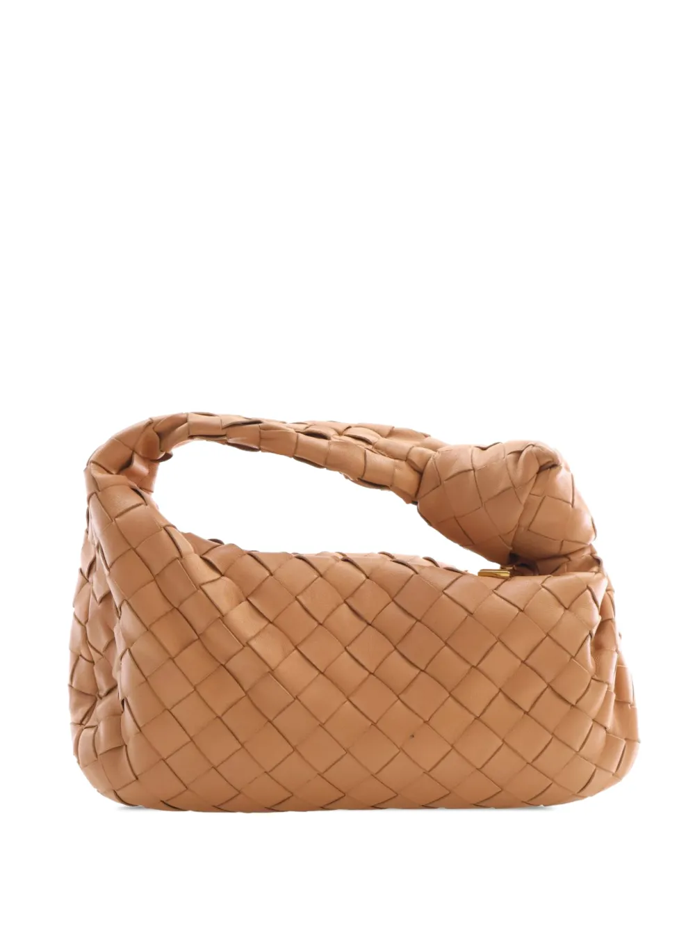  Bottega Veneta Pre-owned Borsa Passepartout Jodie Mini In Nappa Con Design Intrecciato 2012-2026 - Toni Neutri 