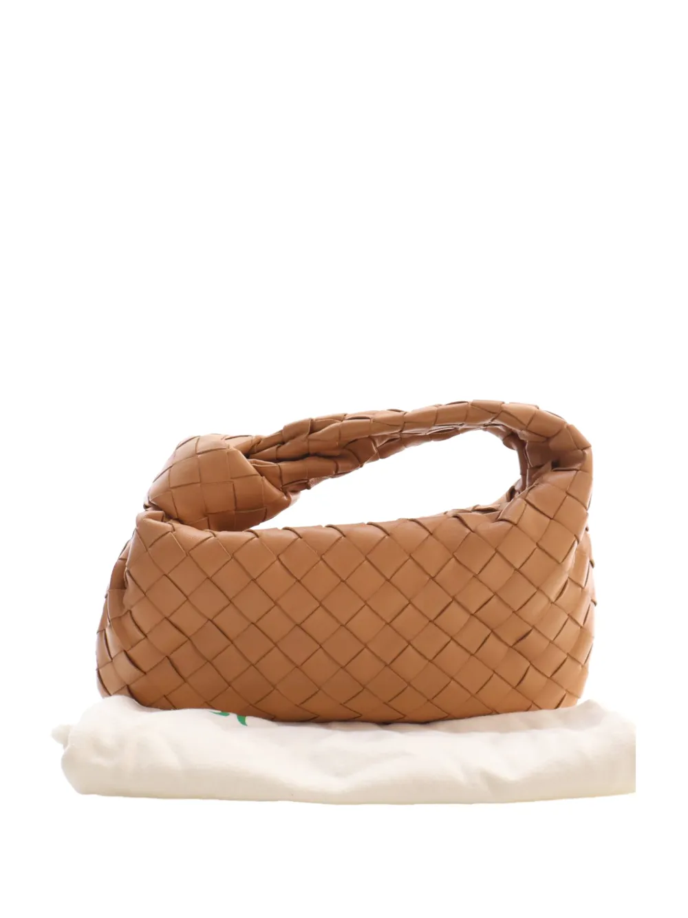  Bottega Veneta Pre-owned Borsa Passepartout Jodie Mini In Nappa Con Design Intrecciato 2012-2026 - Toni Neutri 