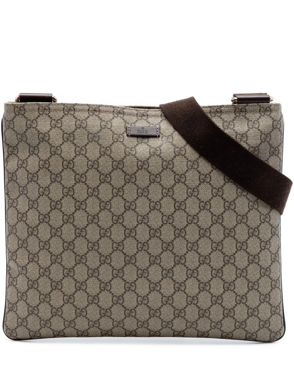 Gucci Pre-Owned 2016-2026 GG Supreme crossbody bag - Toni neutri