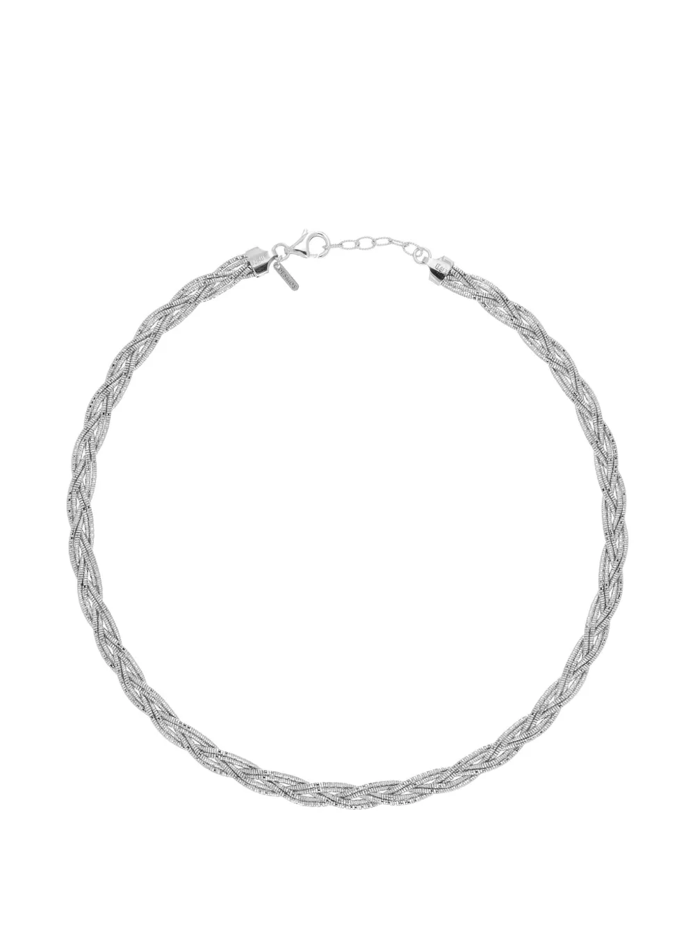 DESMOS Collana Spring intrecciata - Argento
