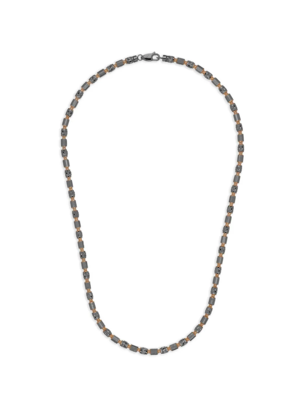 DESMOS Barrel Pioneer sterling silver necklace - Nero