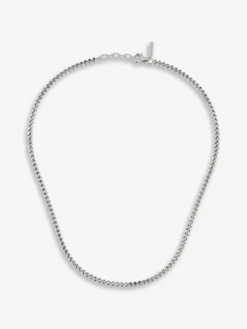 DESMOS Crystal 3 silver necklace