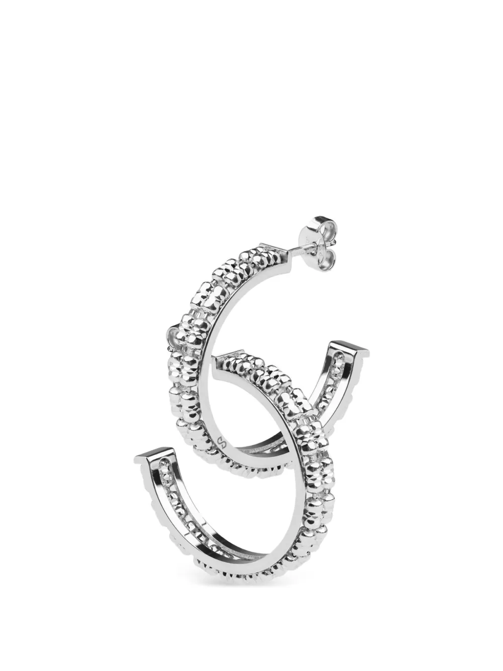 DESMOS Infinity hoop earrings - Argento