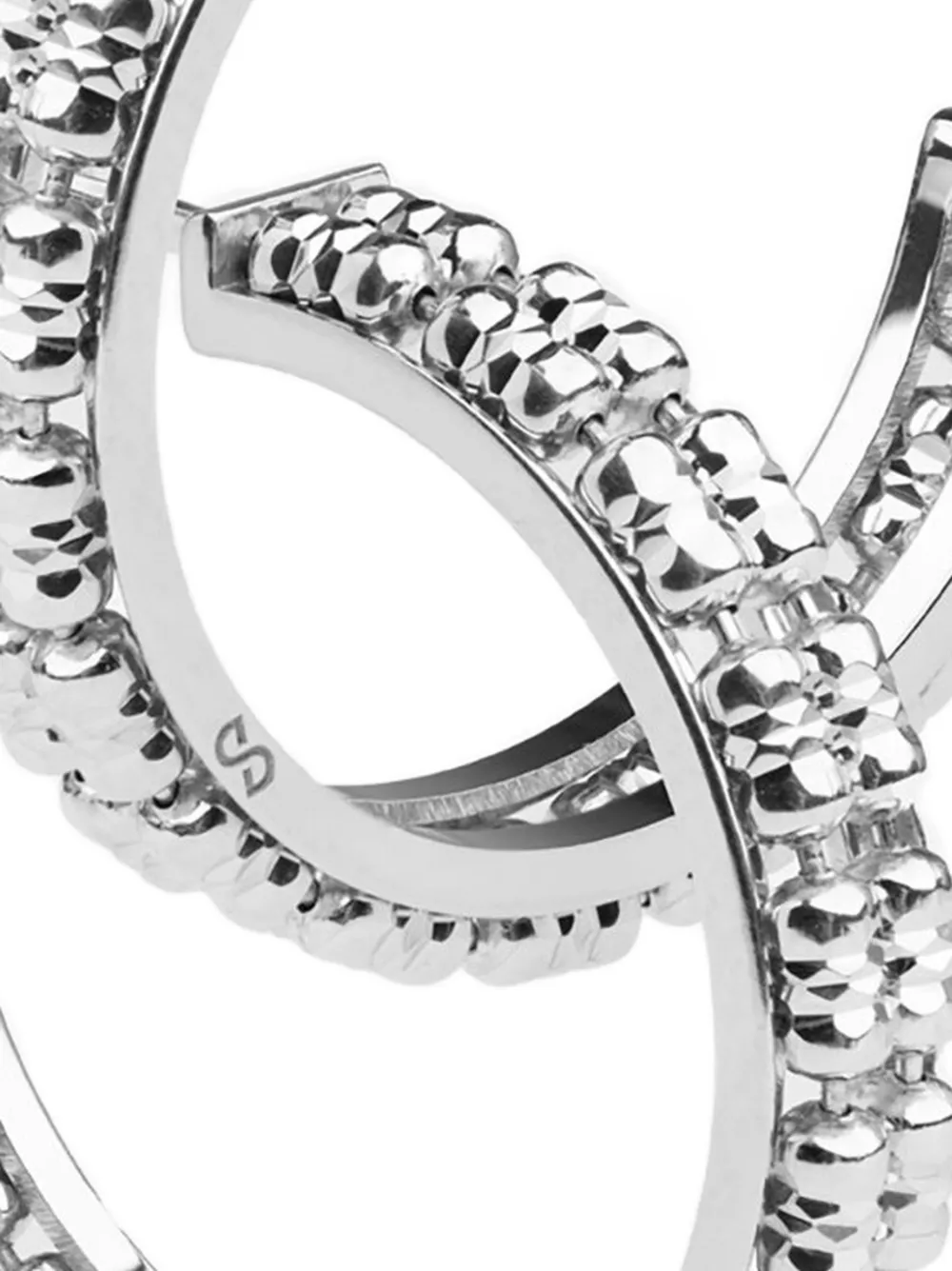  Desmos Pendientes De Aro Infinity - Plateado 
