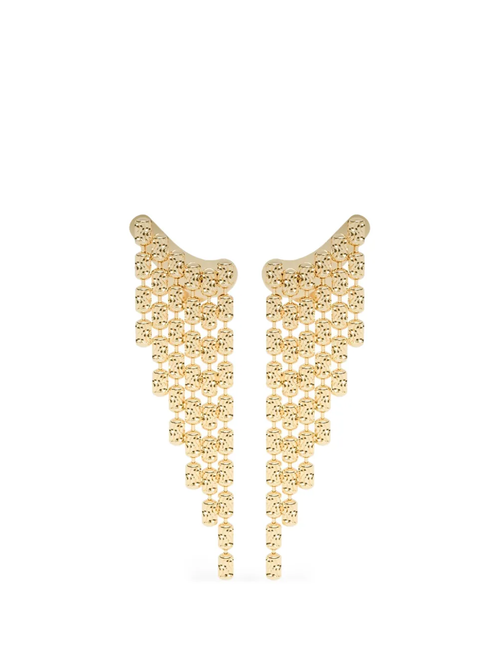 DESMOS Design Typhoon 6-row earrings - Oro