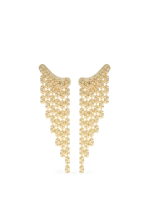DESMOS Design Typhoon 6-row earrings 