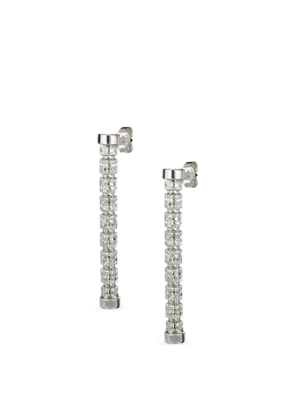 DESMOS Infinity World drop earrings - Silber