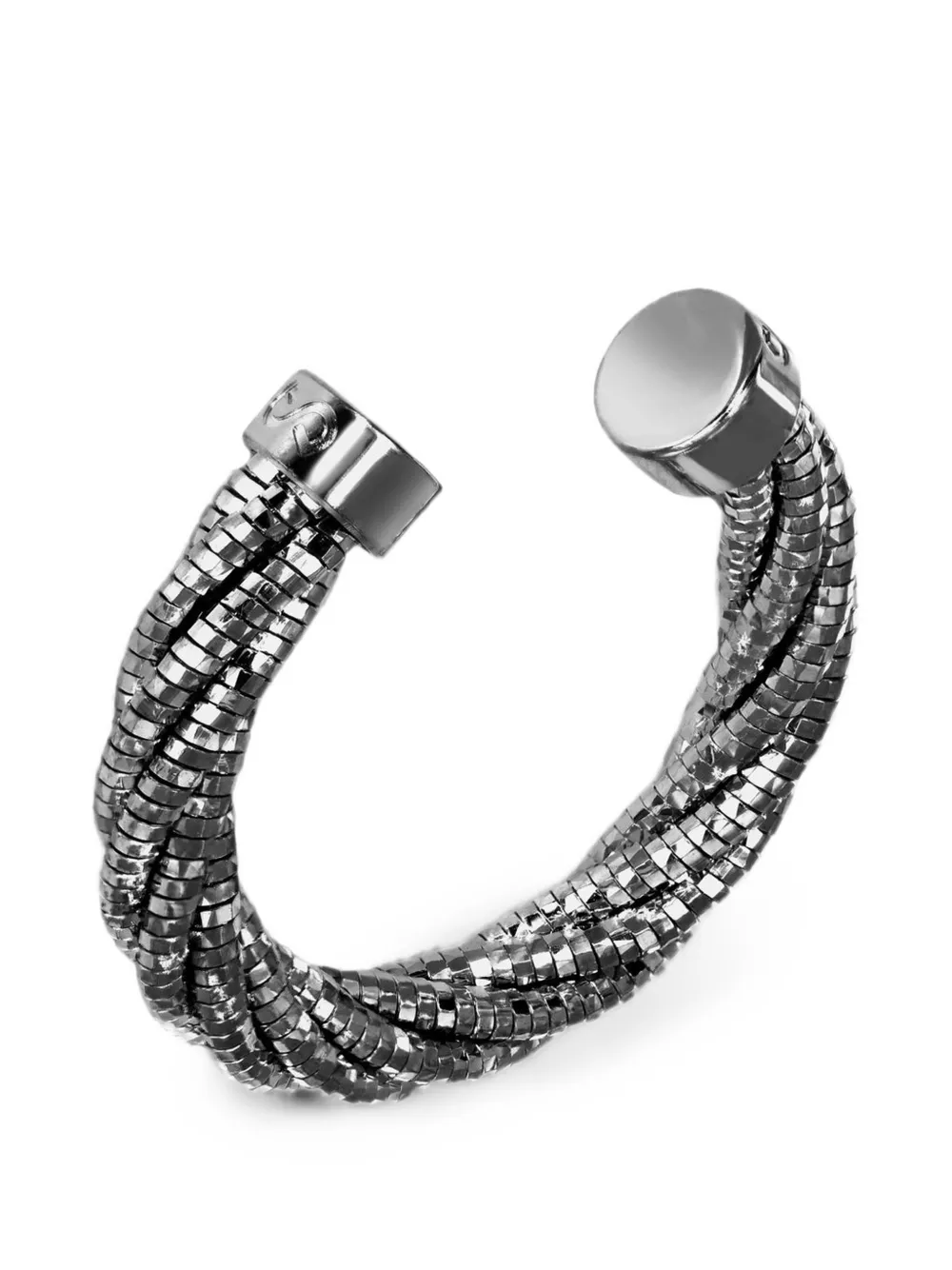DESMOS Anello Spring Twist - Nero