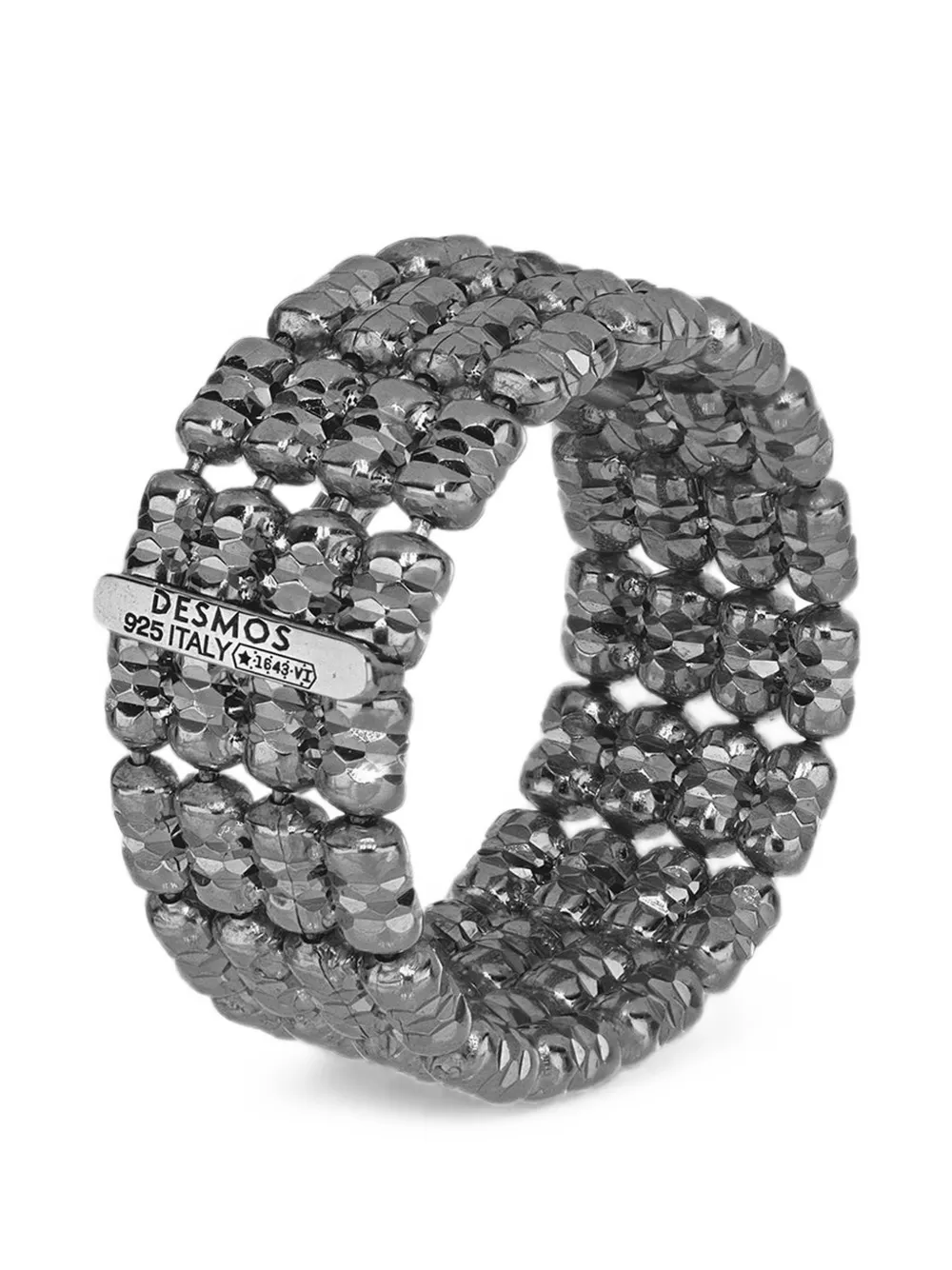 DESMOS Infinity faceted ring - Nero
