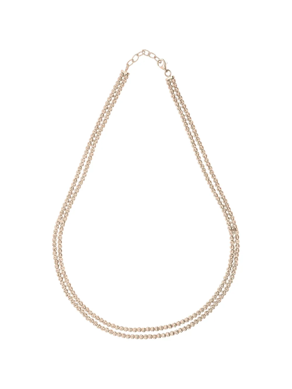 DESMOS Crystal double-row necklace - Rosa