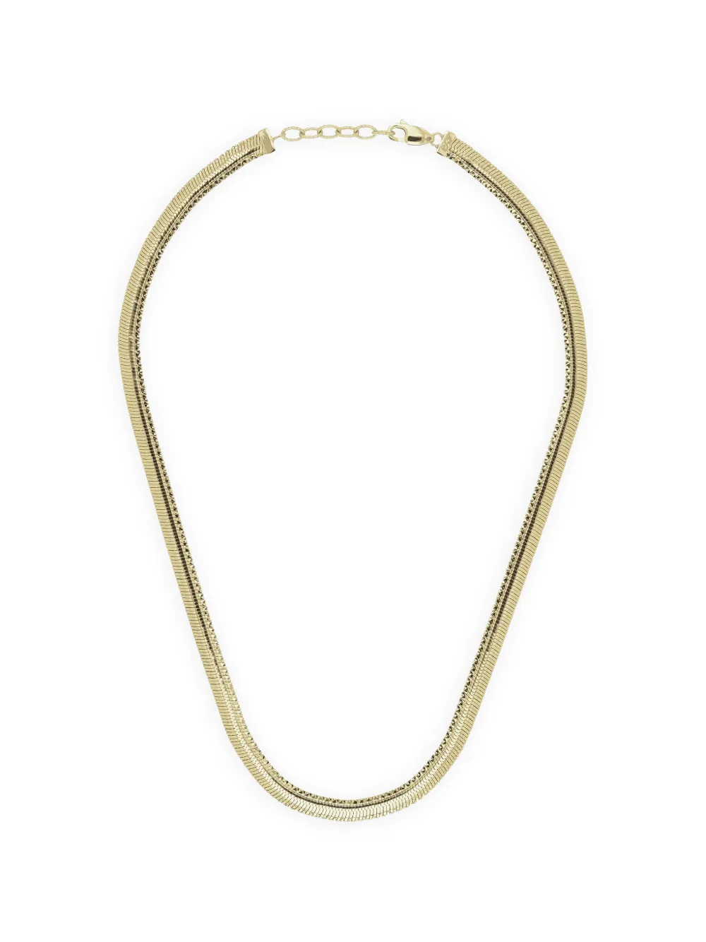 DESMOS Wonder Rail flat-chain necklace - Oro