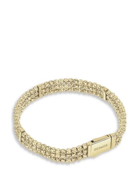 DESMOS Crystal three-row beaded bracelet