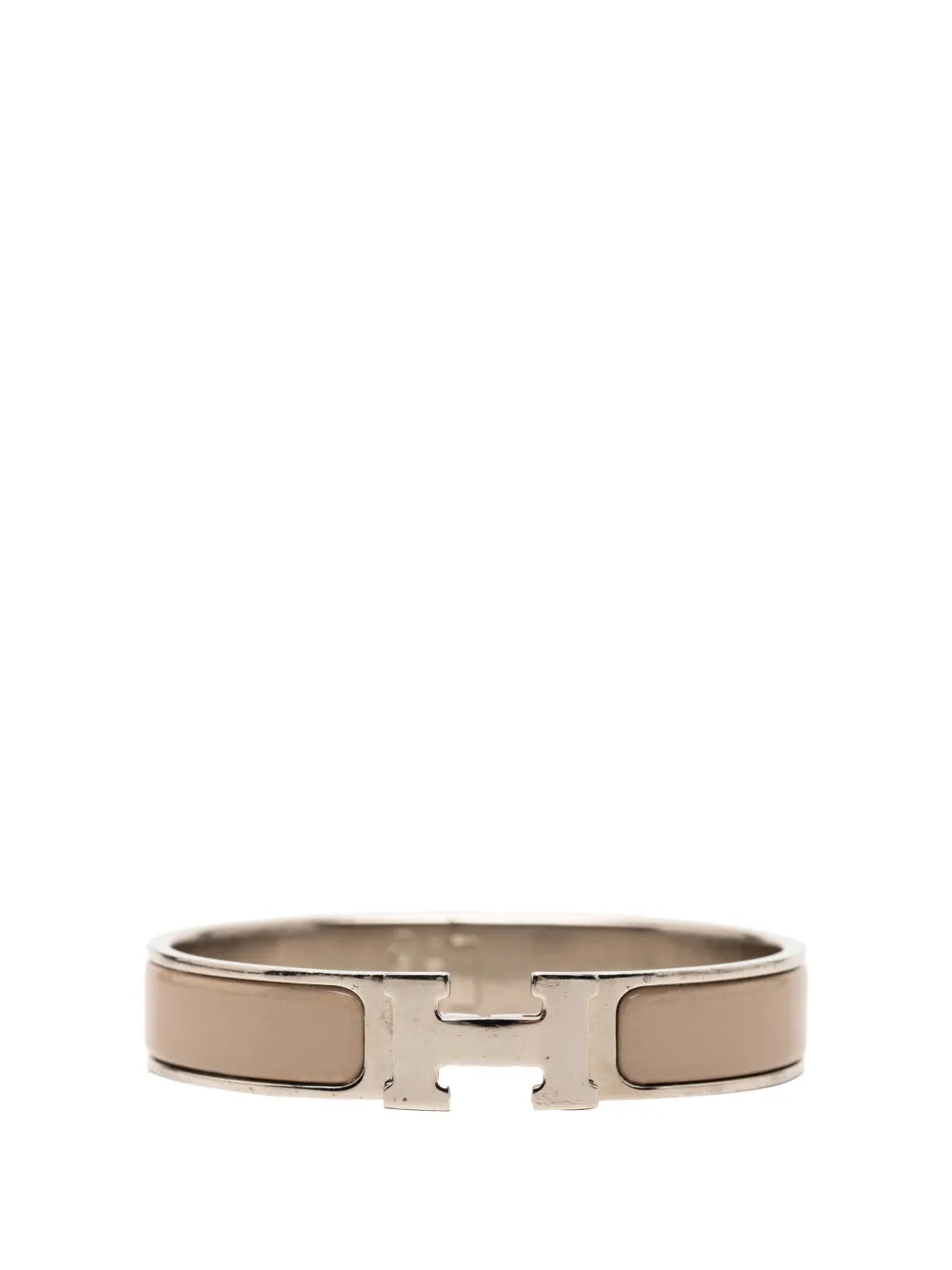 Hermès Pre-Owned 1990-2010 Narrow Enamel Clic Clac H Bracelet PM costume bracelet - Toni neutri