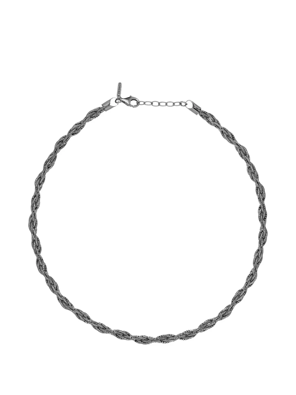 DESMOS Spring Rope Halskette im Layering-Look - Silber