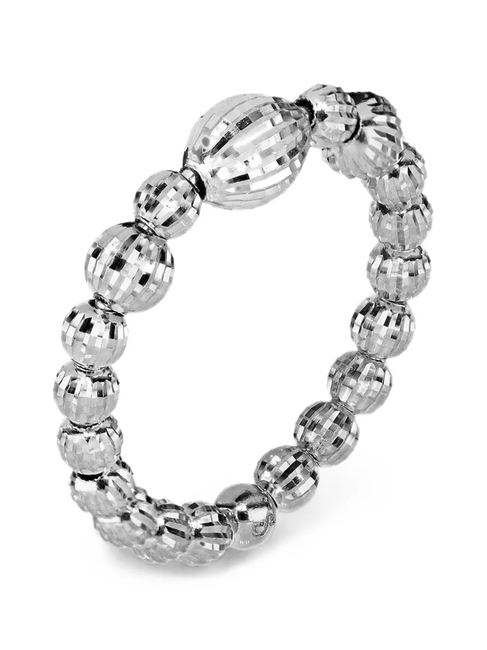 DESMOS Anello con cristalli 2 - Argento