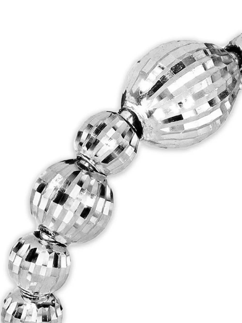  Desmos Anillo Crystal 2 Con Cuentas - Plateado 
