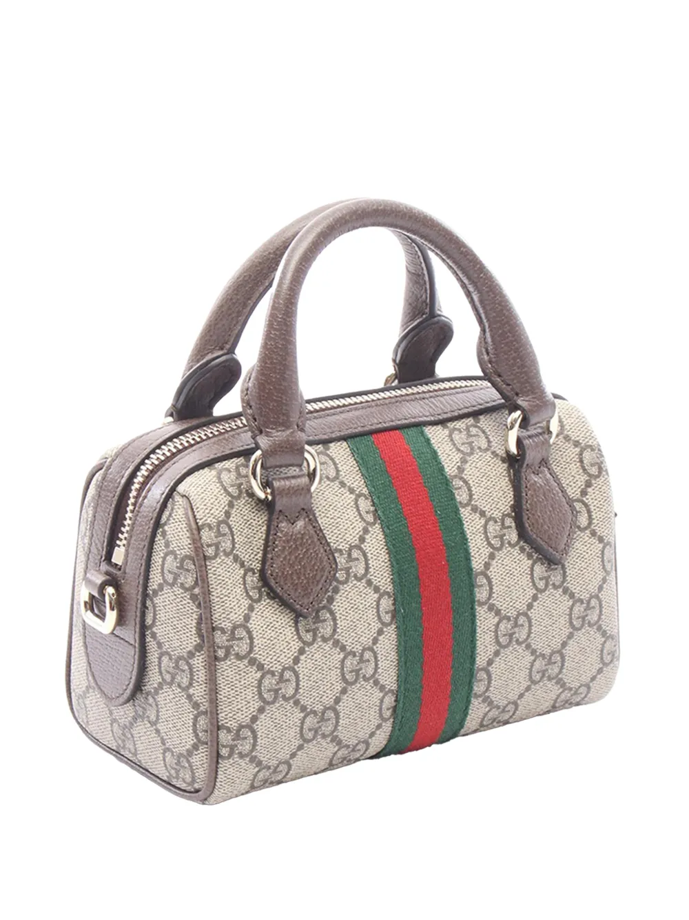 Gucci Pre-Owned 2016-2026 ミニ GGスプリーム オフィディアボストン