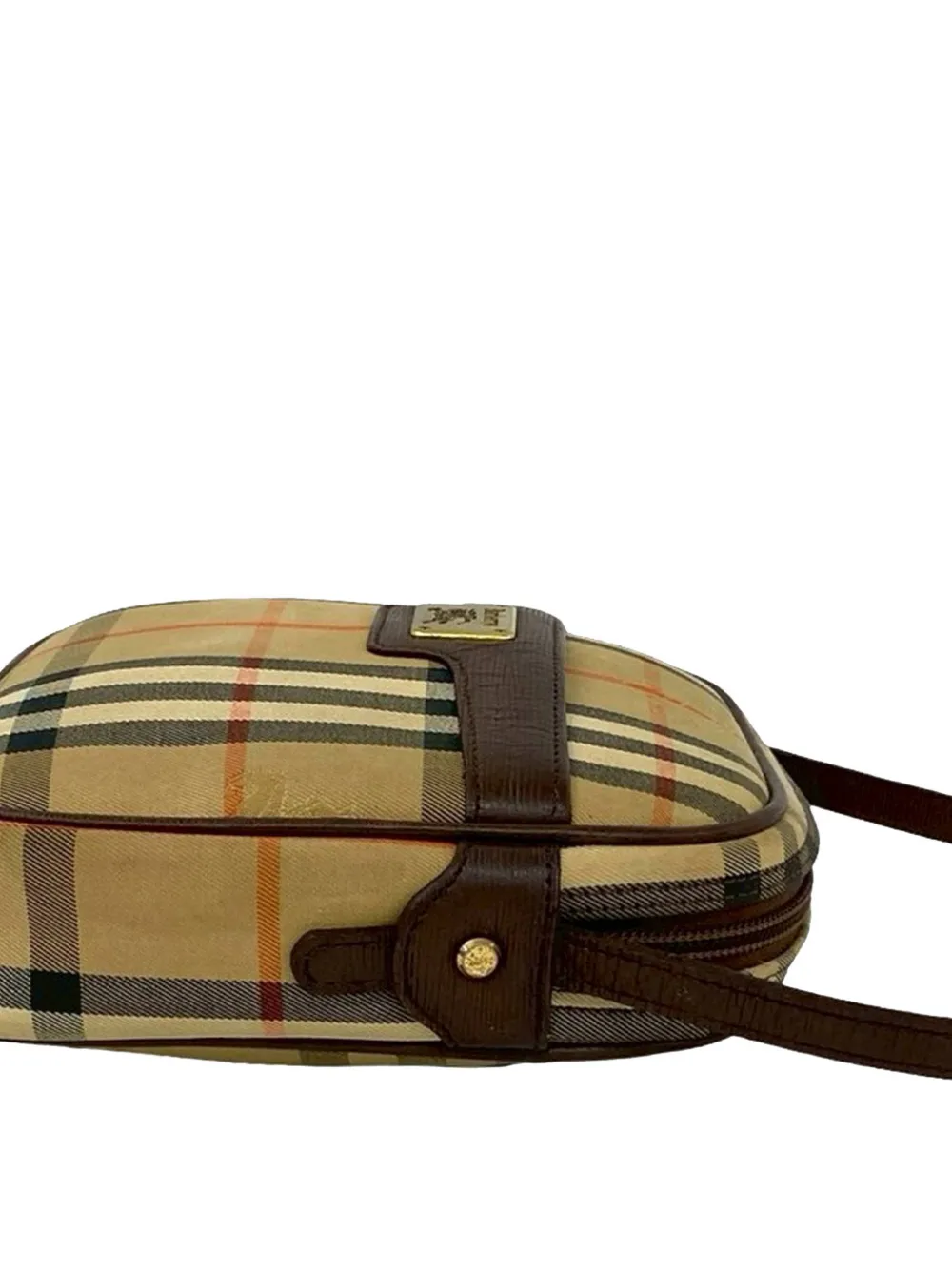  Burberry Pre-owned Bandolera Haymarket Check Canvas 20th Century - Neutro 